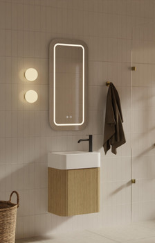 Yallingup - Powder Room Wall Hung American Oak Vanity 