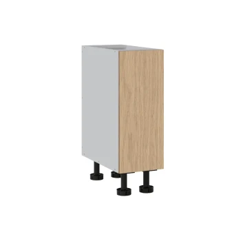 Base Cabinet 300mm with 1 Door in Ecru Oak Woodmatt Polytec 