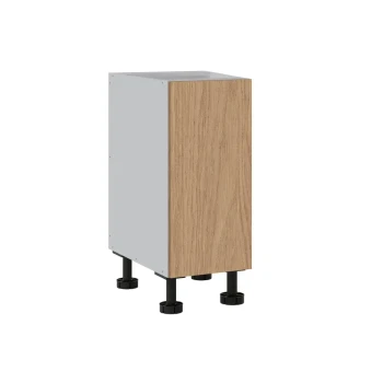 Base Cabinet 350mm with 1 Door in Boston Oak Woodmatt Polytec 
