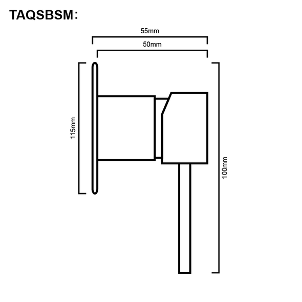 Sofia - Chrome Bath/Shower Mixer