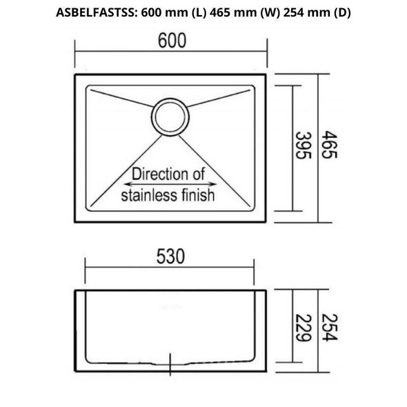 Colonial - Belfast Single Stainless Steel Sink