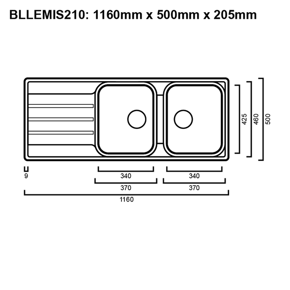 Blanco Lemis 210 - Inset Sink