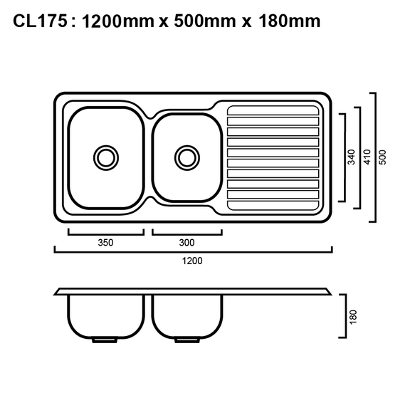 Classic 175 - Inset Sink