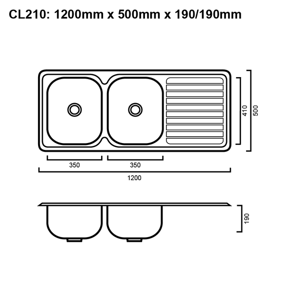 Classic 210 - Inset Sink