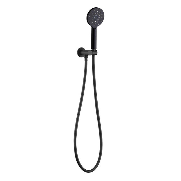 Jade - Black Hand Shower Holder Set