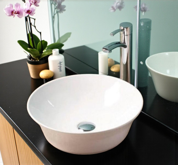 Beach - White Above Counter Basin