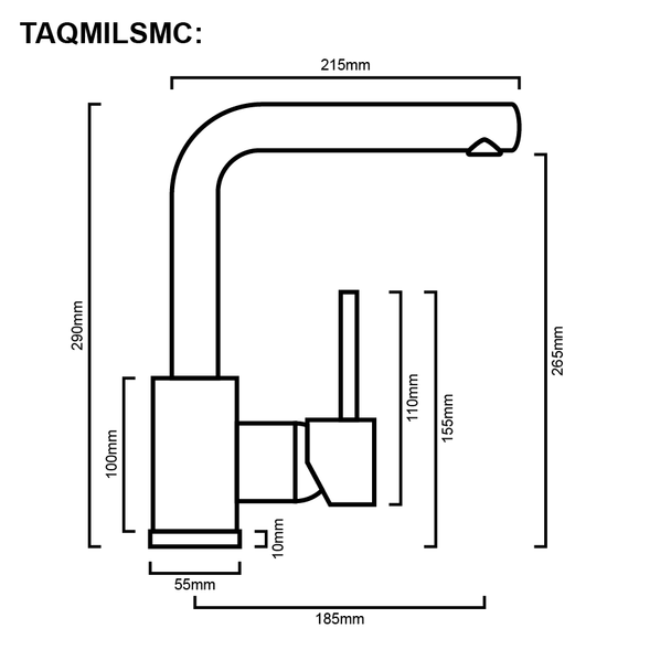 Milano - Chrome Sink Mixer