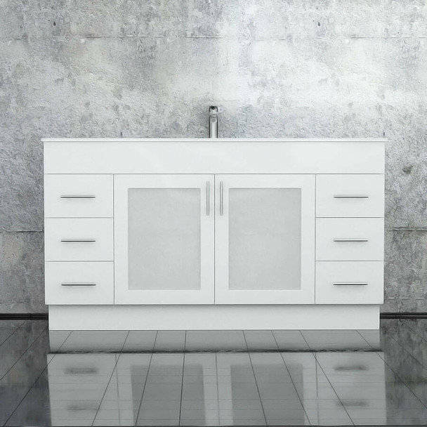 Cube - Floor Mounted Vanity and Top 1500mm