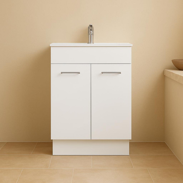 Classic - Floor Mounted Vanity & Top 600mm 