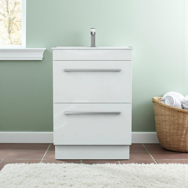 Indi - Wall Hung Vanity & Top 600mm  Indi - Wall Hung Vanity & Top 600mm