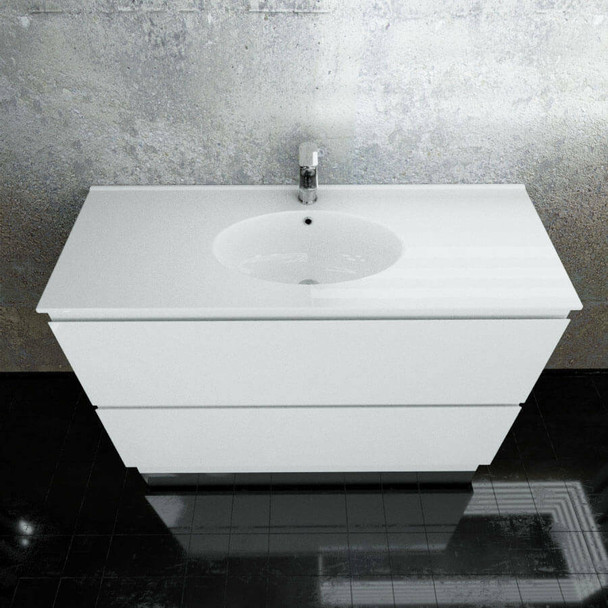 Newport - Floor Mounted Vanity and Top 1200mm 2 Drawers