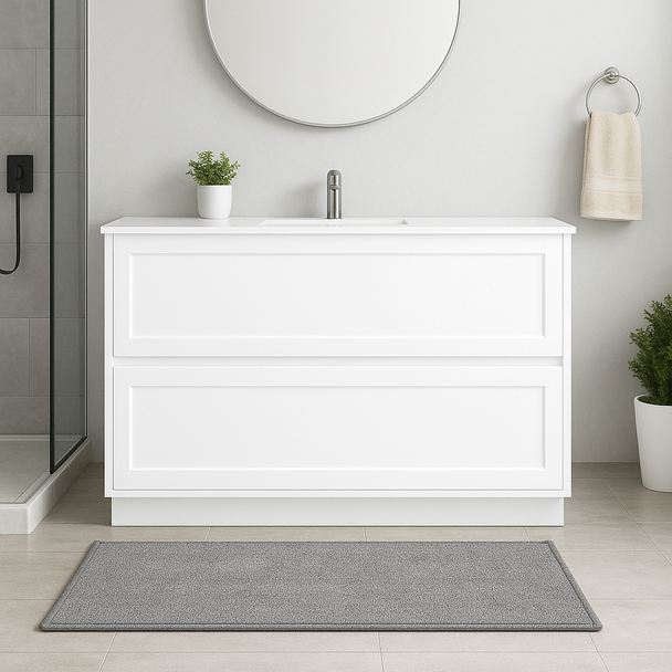 Fineline - Floor Mounted Vanity Cabinet Only (NO TOP) 750mm