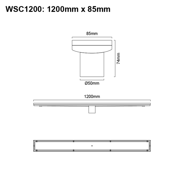 Tile Insert Channel 1200mm