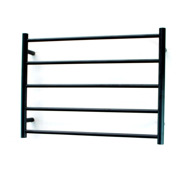 Heated Towel Rail - Round 5 Bar 750x550mm - Left Hand