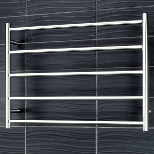 Non-Heated Towel Rail - Round 5 Bar 750x550mm