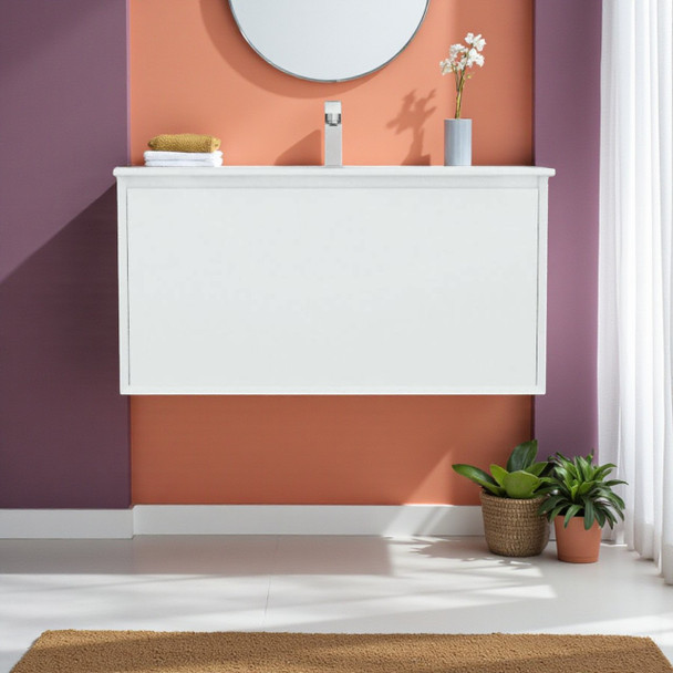 Fineline - Wall Hung Vanity & Top 900mm Fineline - Wall Hung Vanity & Top 900mm