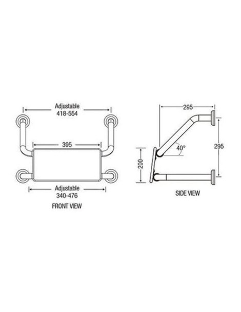 Disabled Care - Toilet Backrest