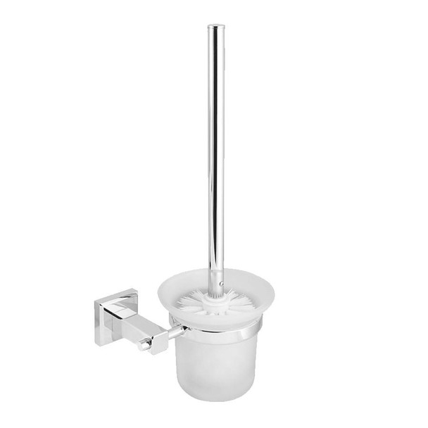 Milano - Chrome Toilet Brush and Holder