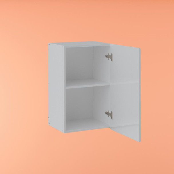 Wall Cabinet 400mm with 1 Door in UV White