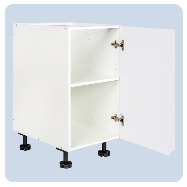 Base Cabinet 450mm with 1 Door in UV White