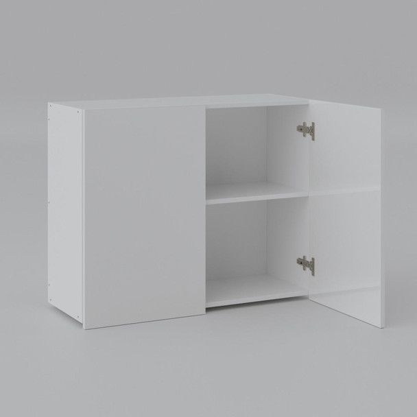 Wall Cabinet 900mm with 2 Doors in UV White