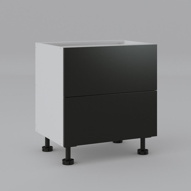 Base Cabinet 800mm with 2 Drawers in UV Dark Grey