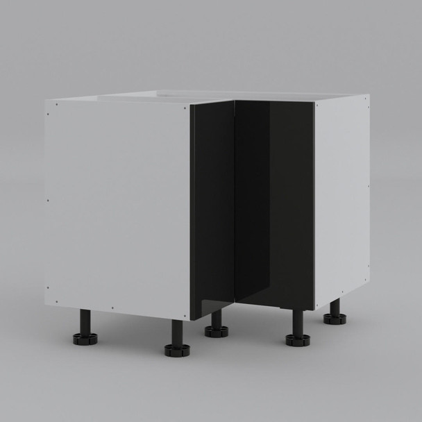 Base Corner Cabinet 900mm with 2 Doors in UV Dark Grey