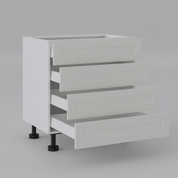 Base Cabinet 800mm with 4 Drawers in PU Shaker