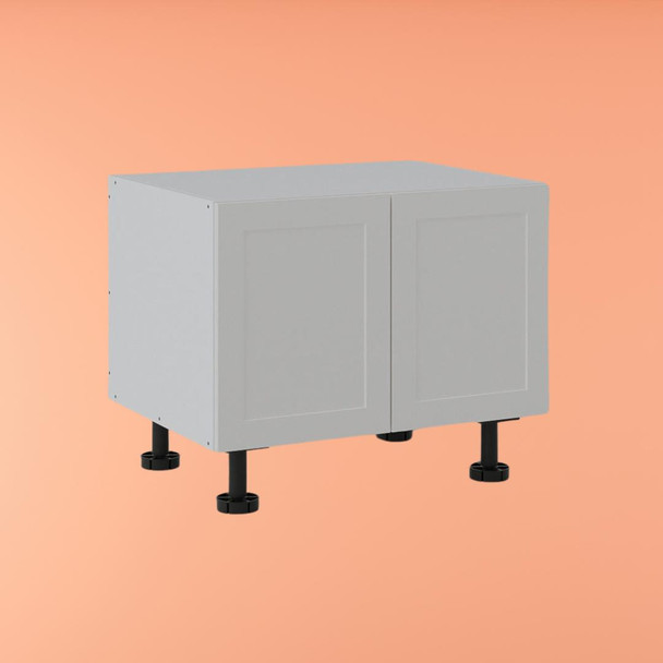 Farmhouse Base Cabinet 800mm with 2 Doors in PU Shaker