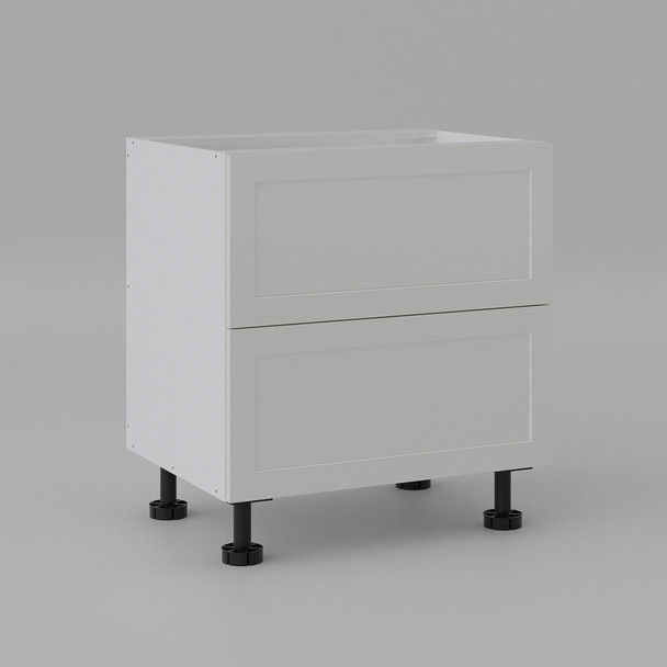 Base Cabinet 800mm with 2 Drawers in PU Shaker
