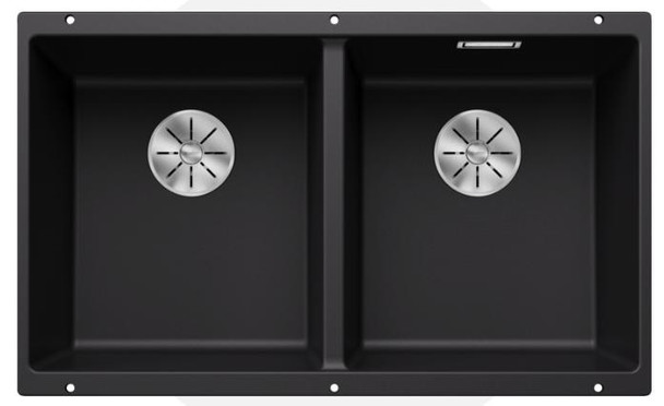 Blanco Subline- Black Granite Double Undermount Sink