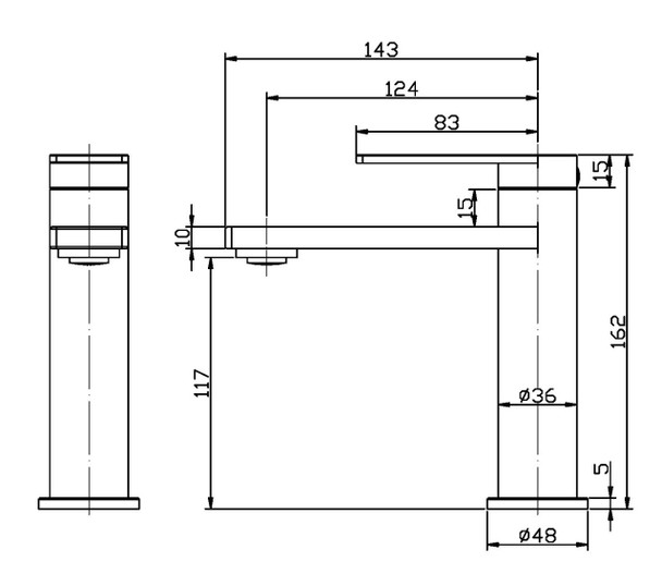 Mia - Basin Mixer Brushed Nickel