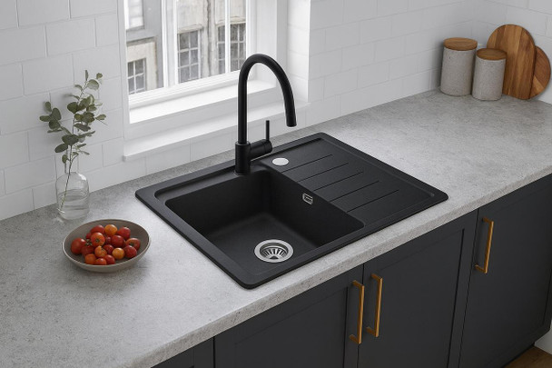 Essence 125 - Quartz Sink (Left Hand Bowl) 