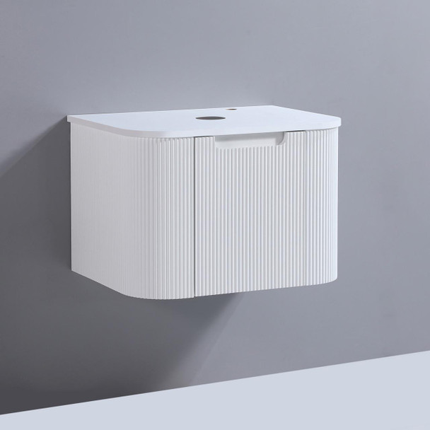 Roma - Fluted (Vanity ONLY) Wall Hung 600mm  