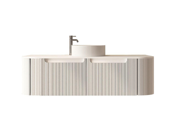 Roma - Fluted (Vanity ONLY) Wall Hung 1500mm 