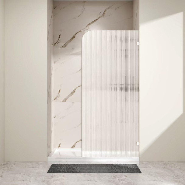 Verve - Fluted Shower Screen 1000mm 