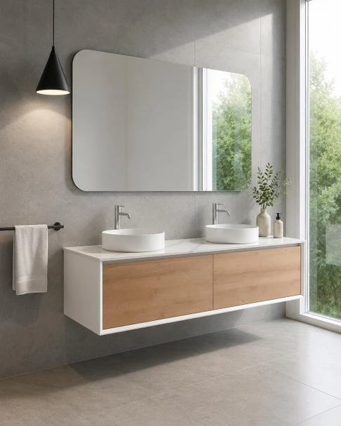 Bella - Vanity Cabinet Wall Hung & Top 1800mm 