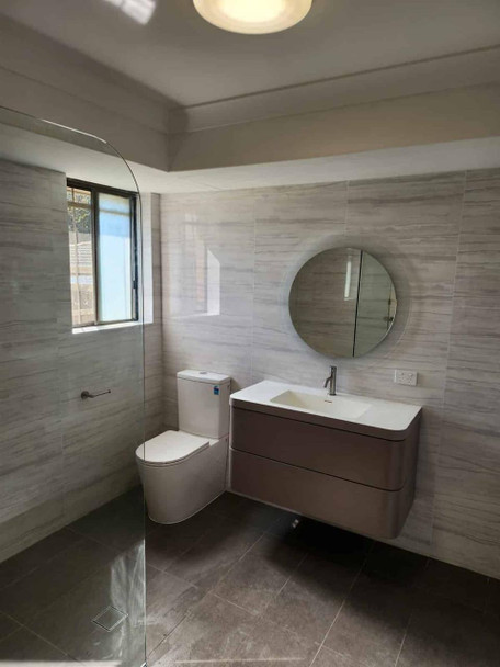 Tasman - Pink Vanity Cabinet Wall Hung With Top 1000mm 