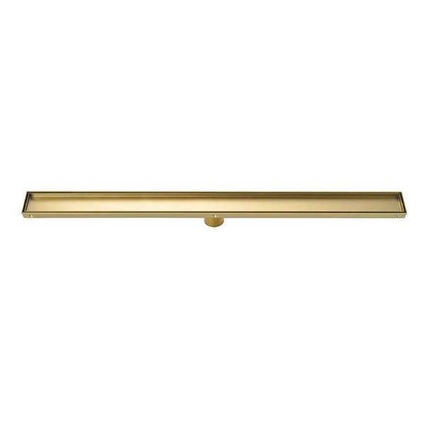 Sebastian Tile Insert Shower Channel Brushed Gold - 900mm 
