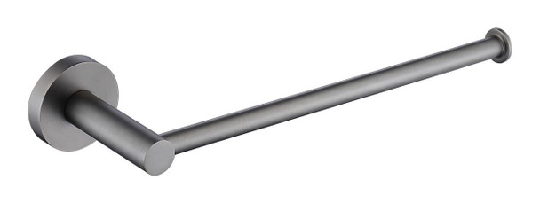 Sebastian - Brushed Gun Metal Hand Towel Holder 