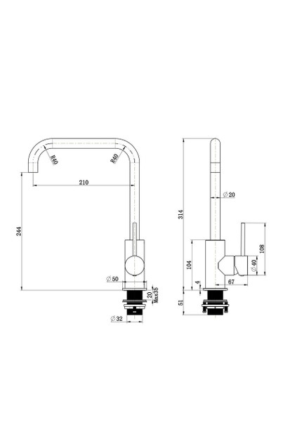 Sebastian - Chrome Sink Mixer 