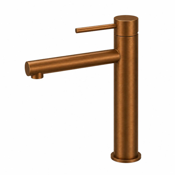 Sebastian - Copper Finish Extended Basin Mixer 