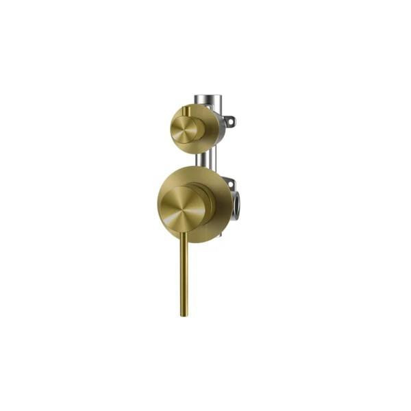 Sebastian - Brushed Gold Bath/Shower Mixer With Diverter 
