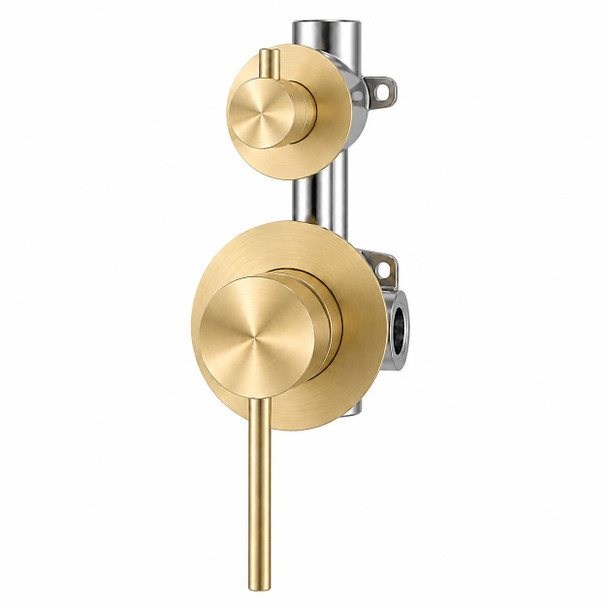 Sebastian - Brushed Gold Bath/Shower Mixer With Diverter 