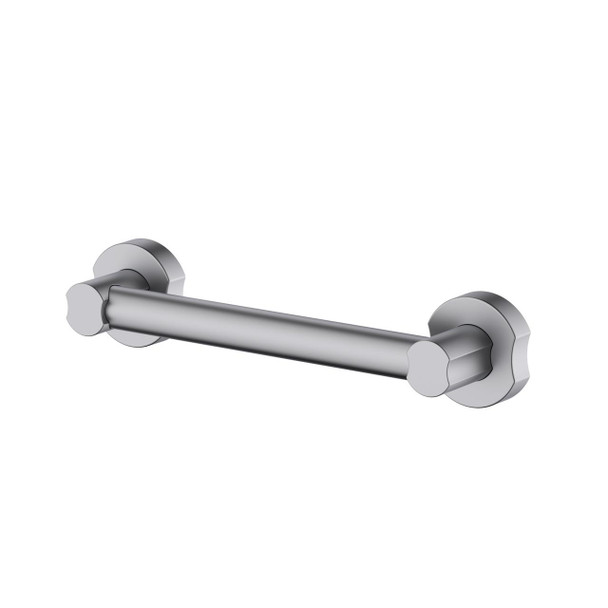 Care - Brushed Nickel Grab Rail 300mm 