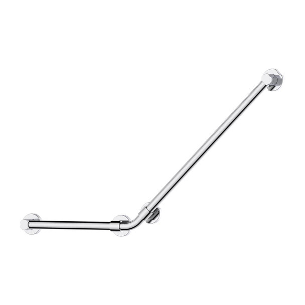 Care - Chrome Universal Curve Up Grab Rail 600 x 900mm 