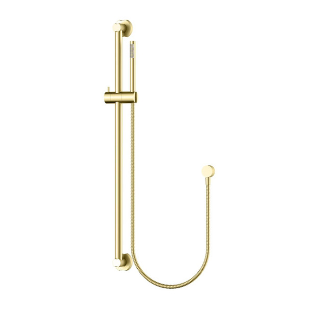 Care - Brushed Gold Sliding Shower Set 900mm Rail 