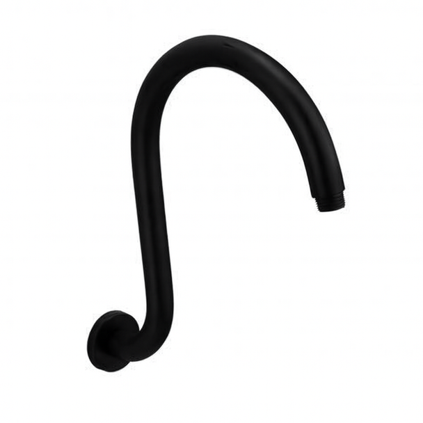 Boston - Matte Black Gooseneck Shower Arm