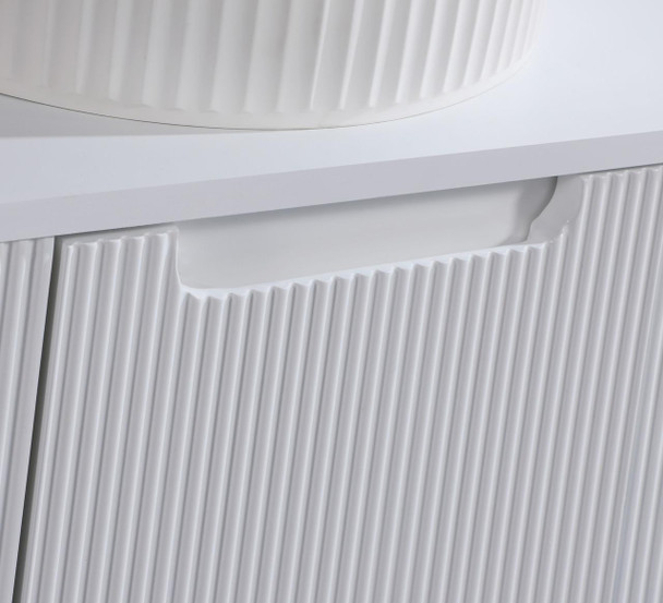 Roma - Fluted Floor Mount Vanity & Top Options Available 600mm  