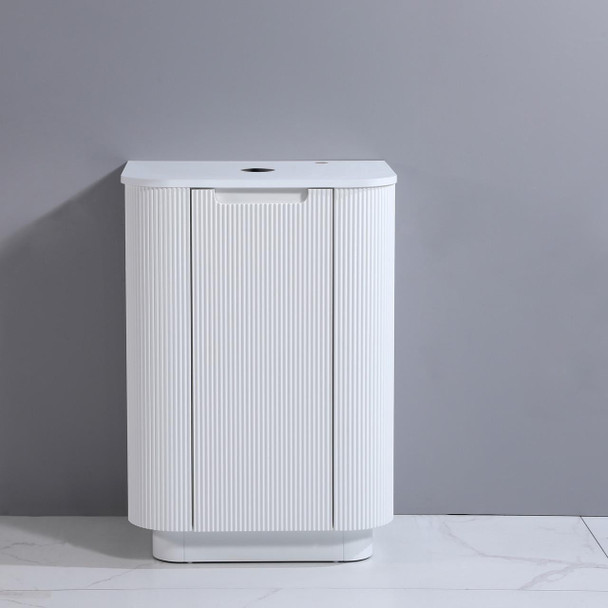 Roma - Fluted Floor Mount Vanity & Top Options Available 600mm  